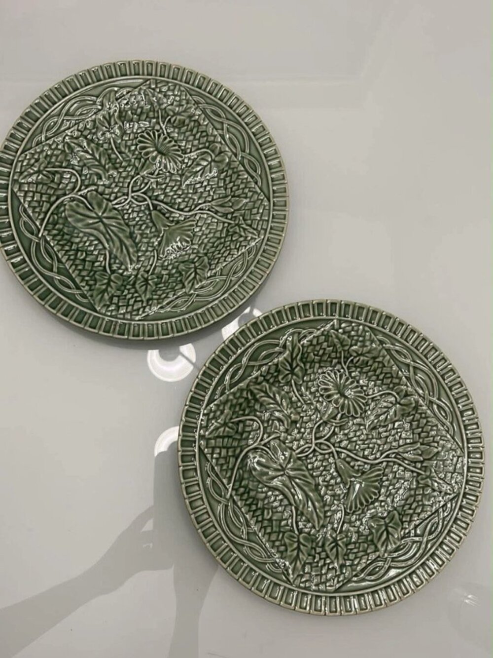 NOS 2x Jay Willfred x Andrea Sadek Bordallo Pinheiro Floral Portugal Plates